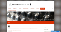 Desktop Screenshot of analoguesolutions.com